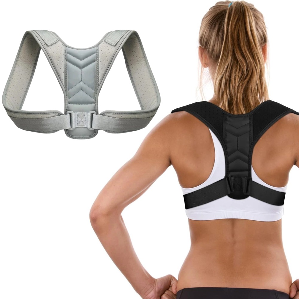 Posture Pole Corrector - Nieuwe verstelbare houdingscorrectorriem nek schouder sleutelbeen