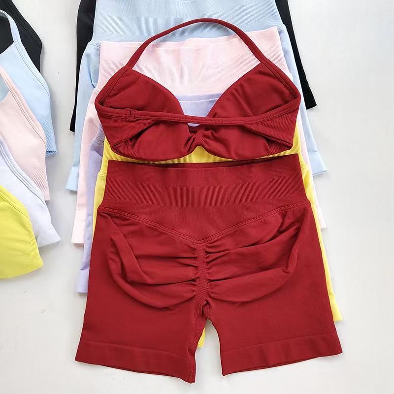 Pilates Yoga Wear - HISTELLO Sportset Dames Strappy Gym Yoga