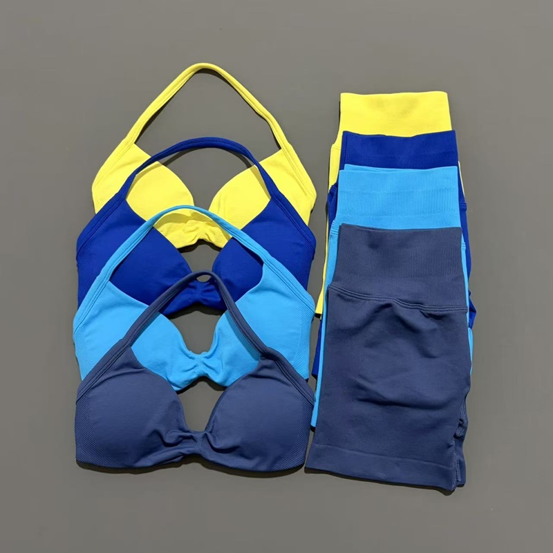 Pilates Yoga Wear - 2-delige HISTELLO sportset Naadloze yogabeha met