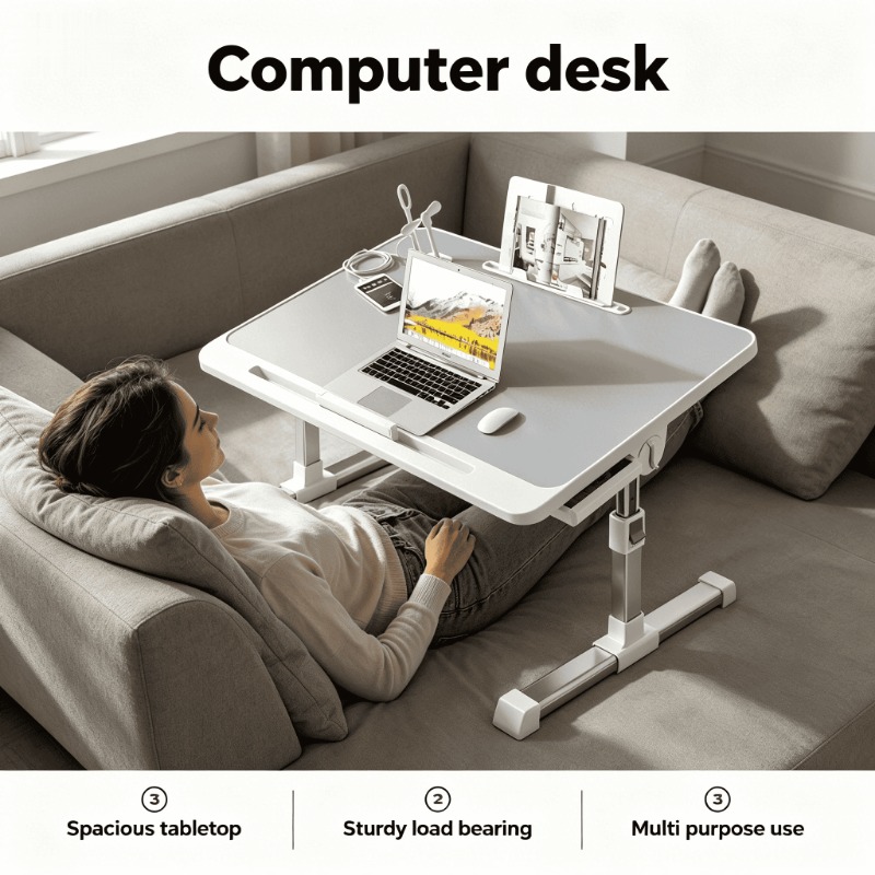 Inversion Table Fold - Slaapkamer Kantoorbureau Compacte computerbureau In hoogte