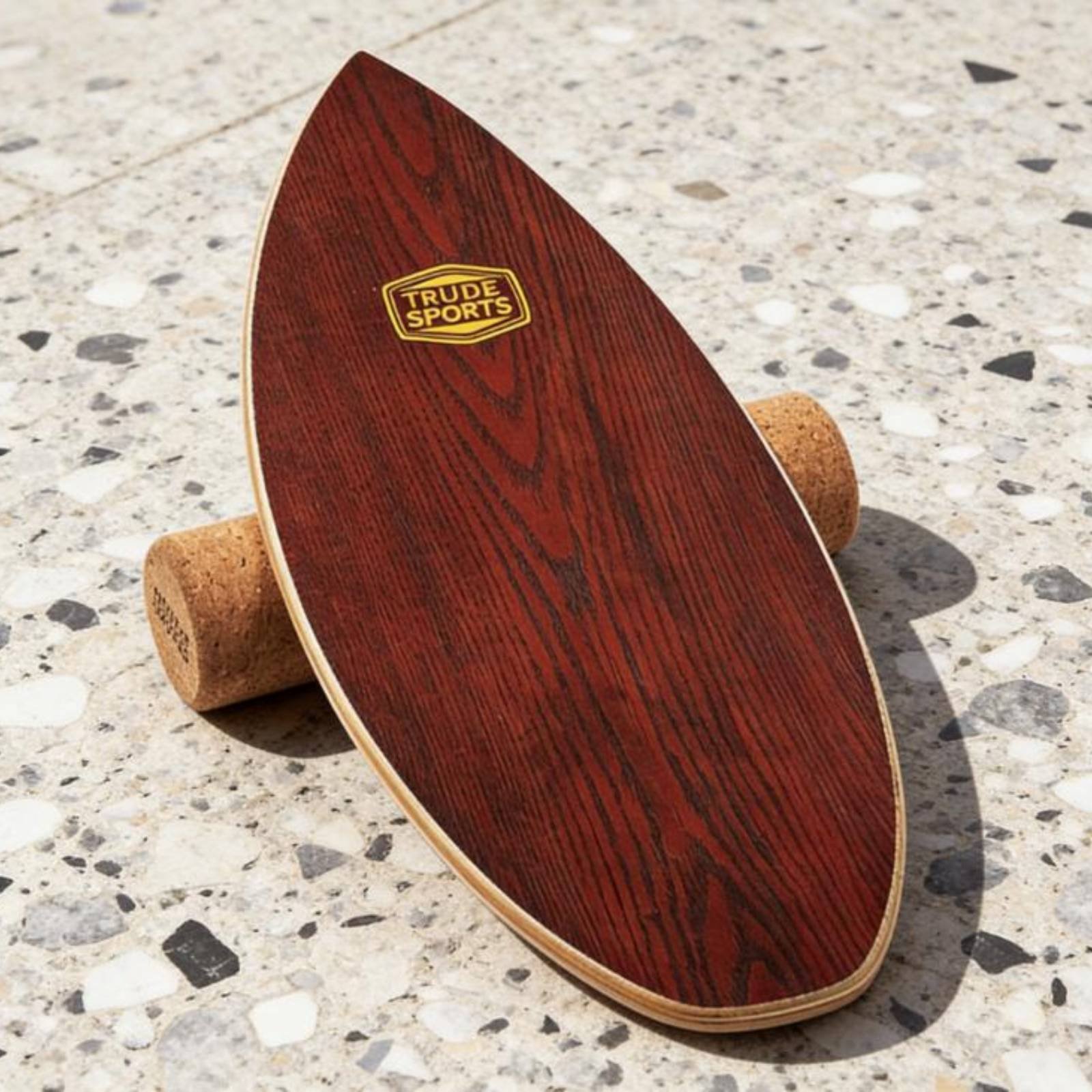 Balance Board Wobble - Houten balansbord Duurzame houten constructie Walnootfineer