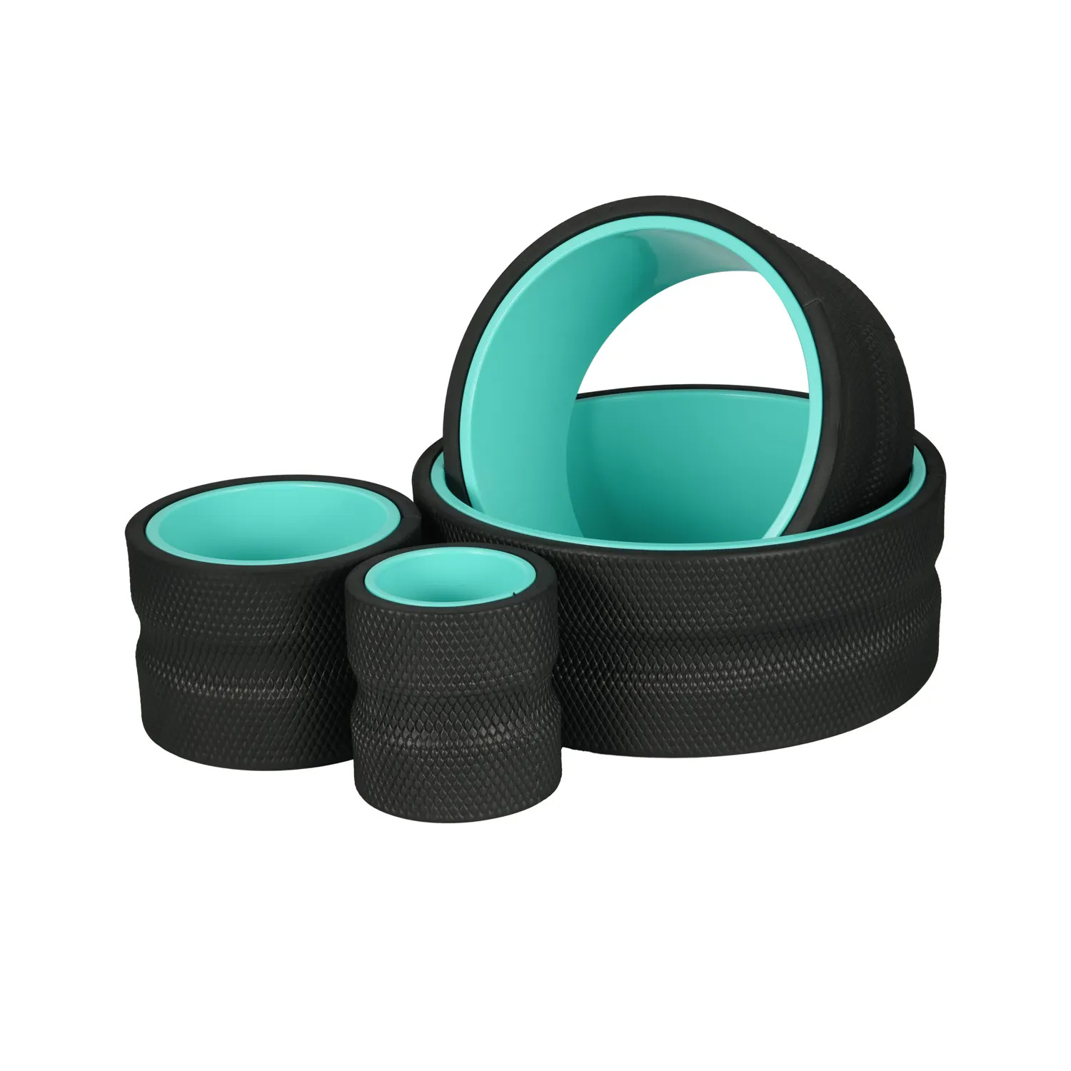 Pilates Yoga Wheel - EVA Yoga Wheel Vierdelige Yoga Massage