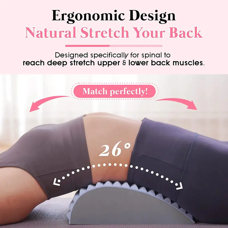 Posture Pole Corrector - Behandeling rugpijn, rugrekstrekker, rugrekstrekkerkussen, chronische lumbale