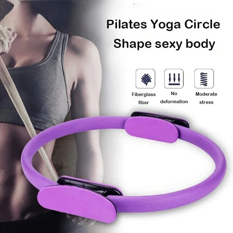 Pilates Yoga Resistance Ring - Pilates Yoga Cirkel Schoonheid Terug Afslanken