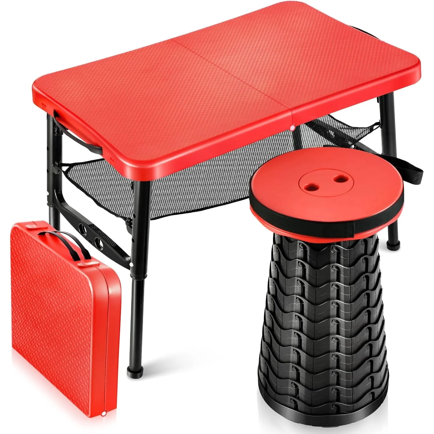 Inversion Table Fold - Intrekbare klaptafel en krukset Draagbare camping