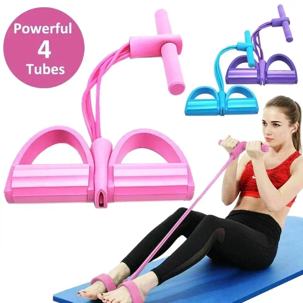 Pilates Yoga Reformer - 4/6 niveau weerstandsband elastische banden met