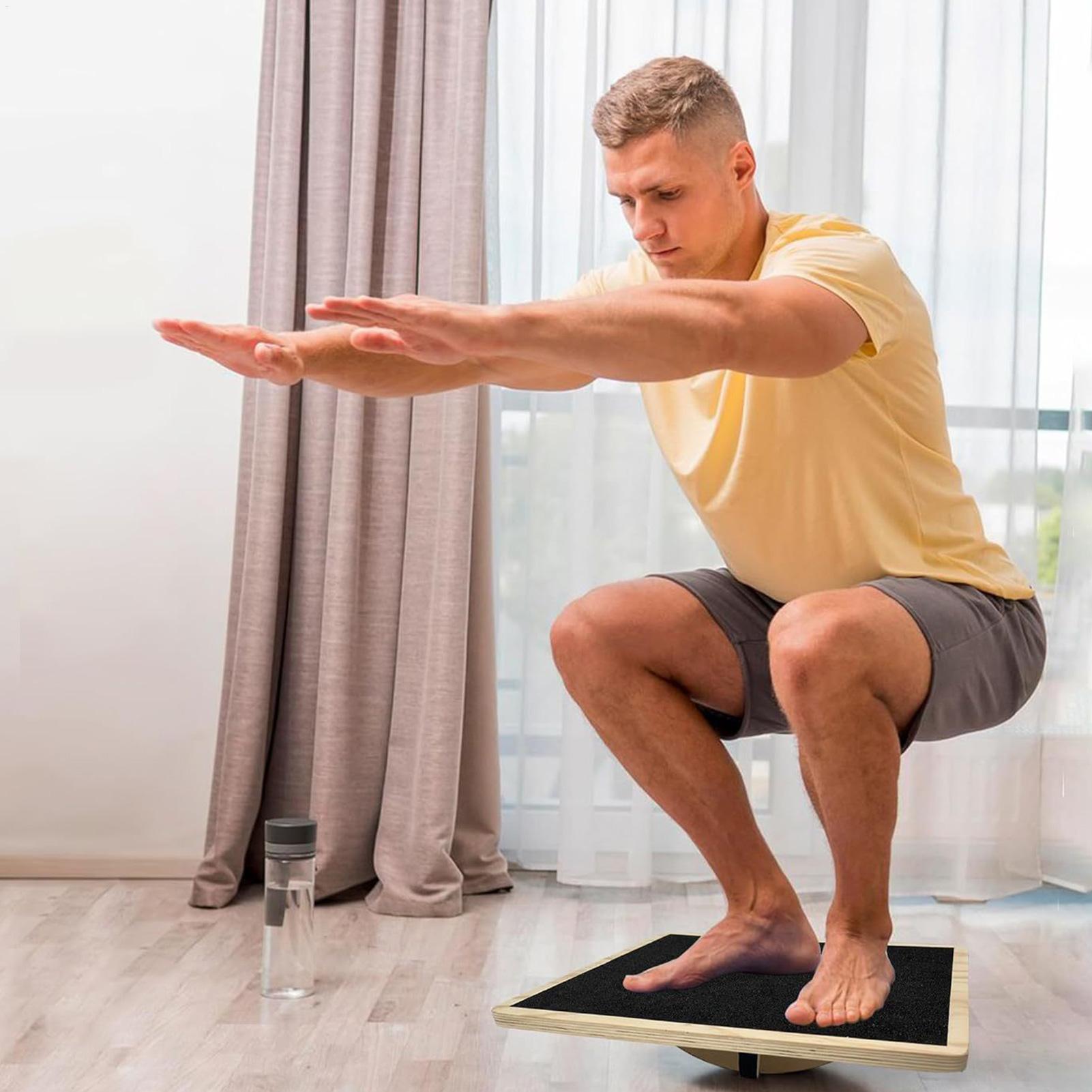 Houten wiebelplank Houten anti - Balance Board Wobble recensie en prijs
