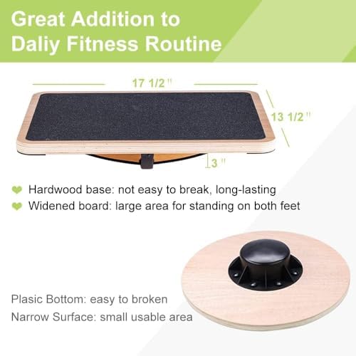 Professioneel houten balansbor - Balance Board Wobble recensie en prijs