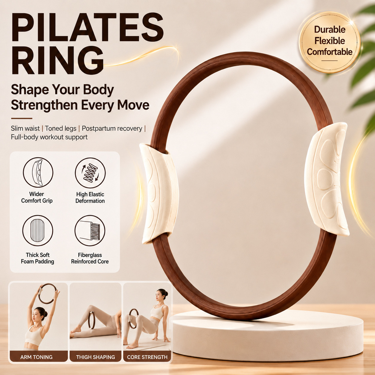 Pilatesring, yogaring, bekkenb - Pilates Yoga Resistance Ring recensie en prijs