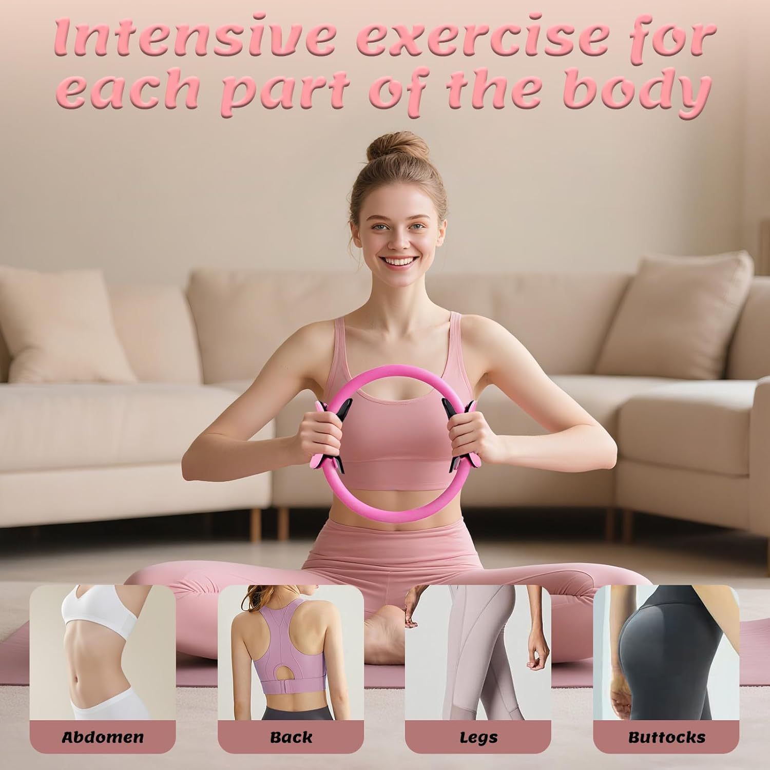 Pilates 11-delige set, inclusi - Pilates Yoga Resistance Ring recensie en prijs